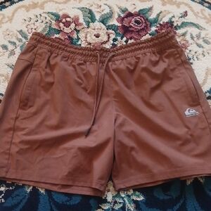 Mens Size Large Quiksilver Brown Hybrid Shorts